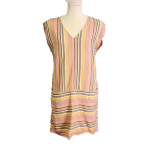 𝅺anthropologie DREW color block boho dress size S
